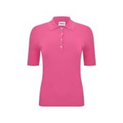 Katoenen Polo T-shirts in Roze P.a.r.o.s.h. , Pink , Dames
