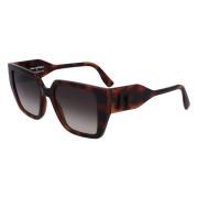 Mode Zonnebril Kl6098S Model 240 Karl Lagerfeld , Brown , Dames