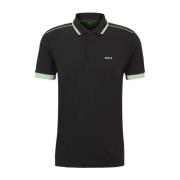 Klassieke Polo Shirt voor Mannen Hugo Boss , Black , Heren
