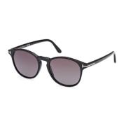 Stijlvolle zonnebril voor mode liefhebbers Tom Ford , Black , Unisex