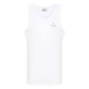 Mouwloos Jersey Vest Vivienne Westwood , White , Heren