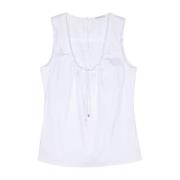 Wit Optisch Shirt Patrizia Pepe , White , Dames