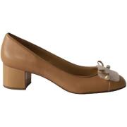 Leather heels Michael Kors Pre-owned , Brown , Dames