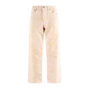 Beige Wollen Broek Regular Fit Sunflower , Beige , Heren