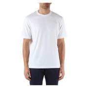 Relaxed Fit Katoenen T-shirt met Logo Borduursel Antony Morato , White...