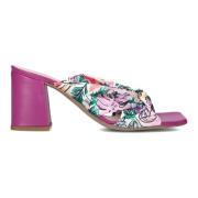 Fucshia Combi Pantoffels Lina Locchi , Multicolor , Dames