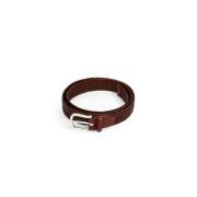 Leren Riem met Plug Orciani , Brown , Heren