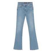 Bootcut Jeans voor Vrouwen 7 For All Mankind , Blue , Dames