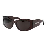 Stijlvolle zonnebril Bb0329S Balenciaga , Brown , Dames