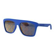 Stijlvolle zonnebril Gg1570S Gucci , Blue , Heren