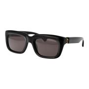 Stijlvolle zonnebril Am0431S Alexander McQueen , Black , Heren