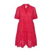 Elegante Jurk Yasholi Y.a.s , Pink , Dames