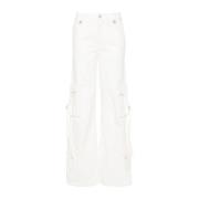 Krijt Broeken voor Vrouwen Blugirl , White , Dames