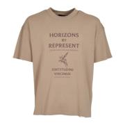 Horizons T-shirt Collectie Represent , Brown , Heren
