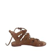 Casual Kameel Suède Dames Sandalen Mtng , Brown , Dames