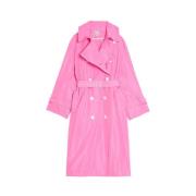 Roze Katoenen Trenchcoat Ines De La Fressange Paris , Pink , Dames