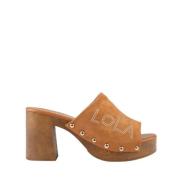 Bruine Casual Synthetische Klomp Lola Casademunt , Brown , Dames