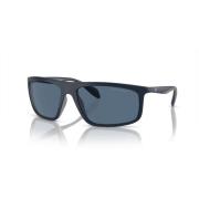 Blue Matte Sunglasses EA 4212U Emporio Armani , Blue , Heren