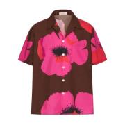 Bloemen Poplin Overhemd Valentino Garavani , Multicolor , Heren