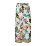 Tropische Print Wijde Broek Liu Jo , Multicolor , Dames