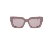 Stijlvolle zonnebril voor modieuze uitstraling Bottega Veneta , Pink ,...