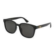 Stijlvolle zonnebril Gg0637Sk Gucci , Black , Heren