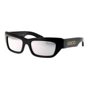 Stijlvolle zonnebril Gg1296S Gucci , Black , Heren
