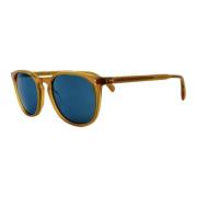 Vintage Vierkante Zonnebril Amber Blauw Oliver Peoples , Yellow , Unis...