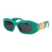 Stijlvolle zonnebril met model 0Ve4425U Versace , Green , Heren