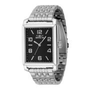 Vintage Heren Quartz Horloge Invicta Watches , Gray , Heren