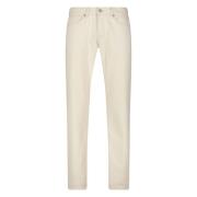 Witte Slim Fit Denim Jeans Tela Genova , Beige , Heren