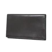 Pre-owned Leather wallets Hermès Vintage , Black , Dames