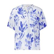 Bloemenprint korte mouw blouse Rich & Royal , Multicolor , Dames