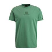 Korte Mouw Katoenen T-shirt PME Legend , Green , Heren