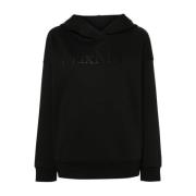 Zwarte Sweatshirt Damesmode Max Mara , Black , Dames