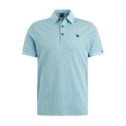 Stretch Pique Polo Shirt Vanguard , Blue , Heren