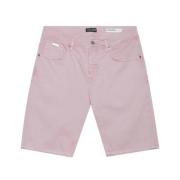 Denim Shorts Dusty Pink Stijlvol Model Antony Morato , Pink , Heren