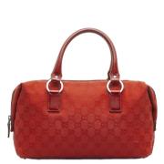 Pre-owned Canvas handbags Gucci Vintage , Red , Dames