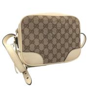 Pre-owned Canvas shoulder-bags Gucci Vintage , Brown , Dames