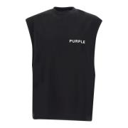 Stijlvolle T-shirts en Polos in Zwart Purple Brand , Black , Heren