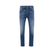 Stijlvolle Slim-fit Jeans Upgrade Collectie Dondup , Blue , Heren