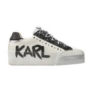 Witte Sneakers Skool Kl60190 Karl Lagerfeld , Multicolor , Dames