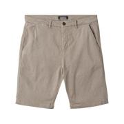 Slim-Fit Casual Shorts voor Mannen Gabba , Beige , Heren