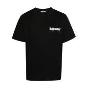 Unisex Jersey T-shirt in zwart Barrow , Black , Heren