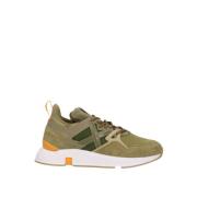 Groene Suède Sneakers Lente/Zomer Munich , Green , Heren