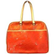 Pre-owned Leather louis-vuitton-bags Louis Vuitton Vintage , Red , Dam...