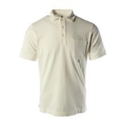 Witte Katoenen Polo Shirt C.p. Company , Beige , Heren