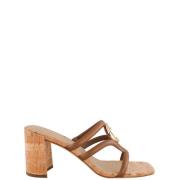 Heeled Mules Michael Kors , Brown , Dames