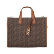 Michael Kors Grote Grab Tote Michael Kors , Brown , Dames