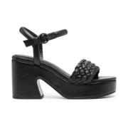 Zwarte Sandalen voor Stijlvolle Zomerse Look ASH , Black , Dames